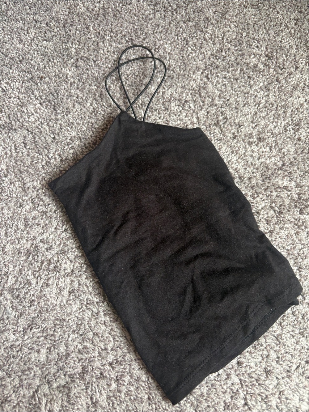 Black Strappy Women’s Tank Top